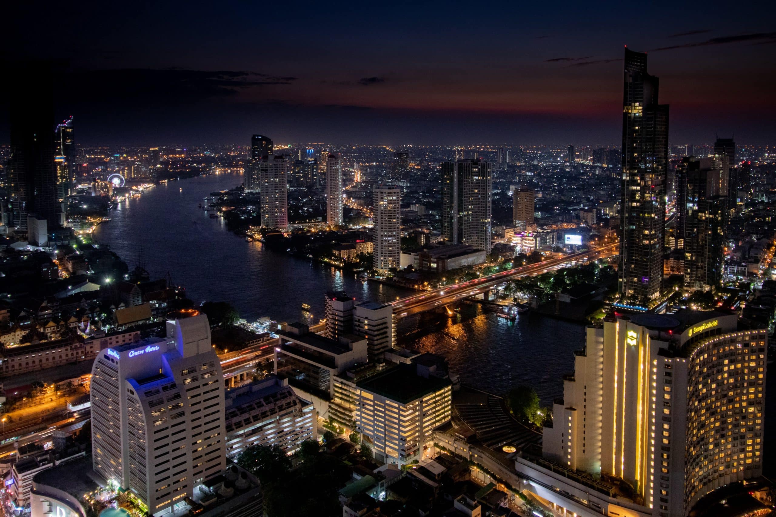 Bangkok Skyline at Night